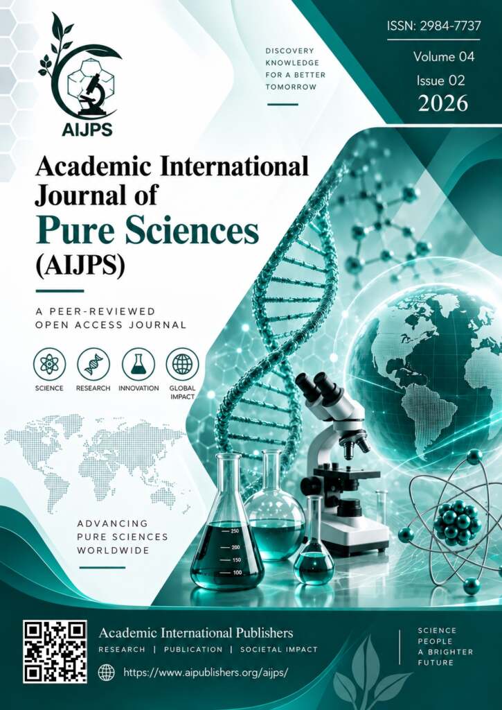 Academic International Journal of Pure Sciences (AIJPS) – 2026 Journal Cover